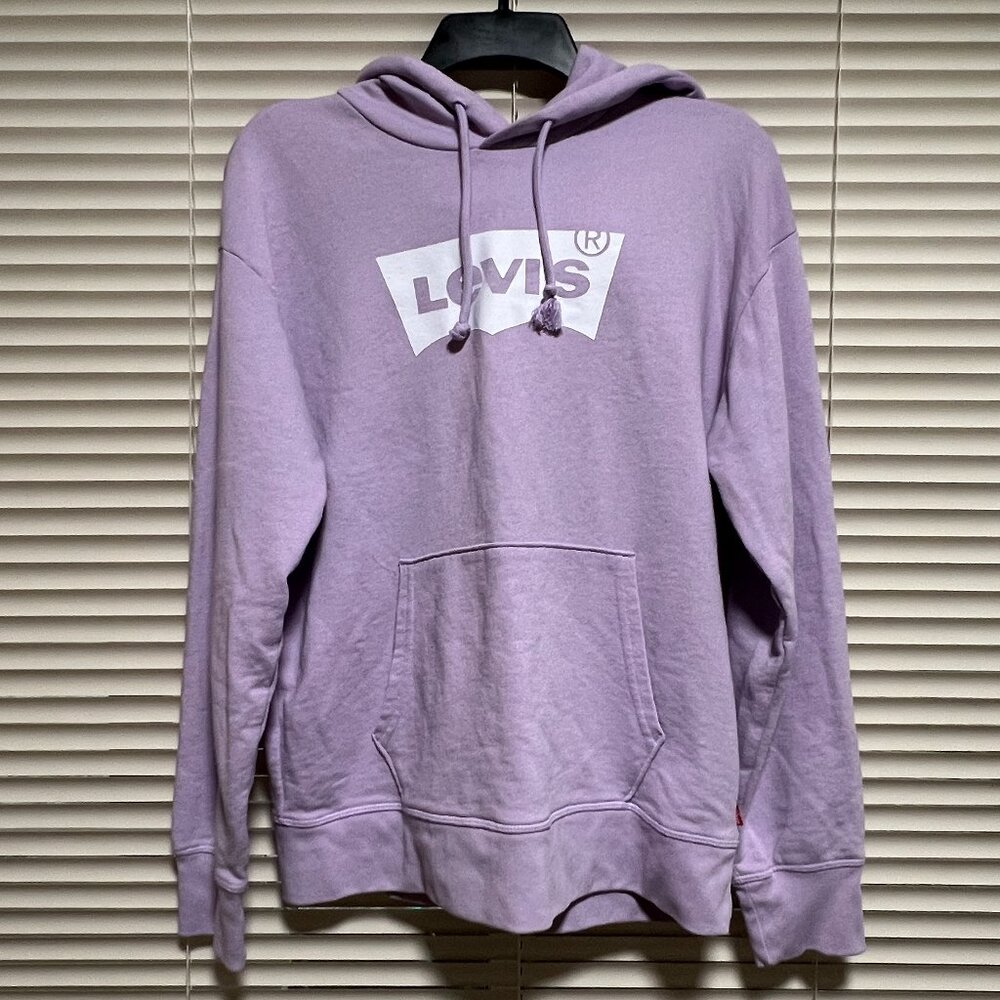 Levi's Mauve Purple Logo Hoodie Size S